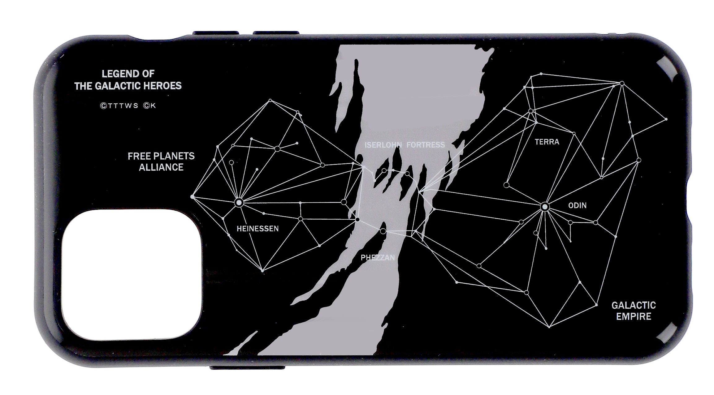 イゼルローンフォートレスオリジナル「IIIIfit 航路図【iPhone12/12 Pro対応】」発売!